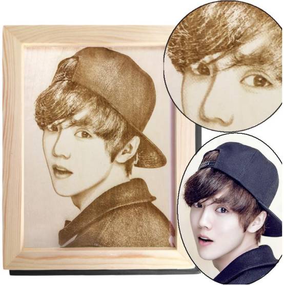 激光打標(biāo)機(jī)打照片時(shí)照片怎么樣處理打出來(lái)才漂亮  第2張