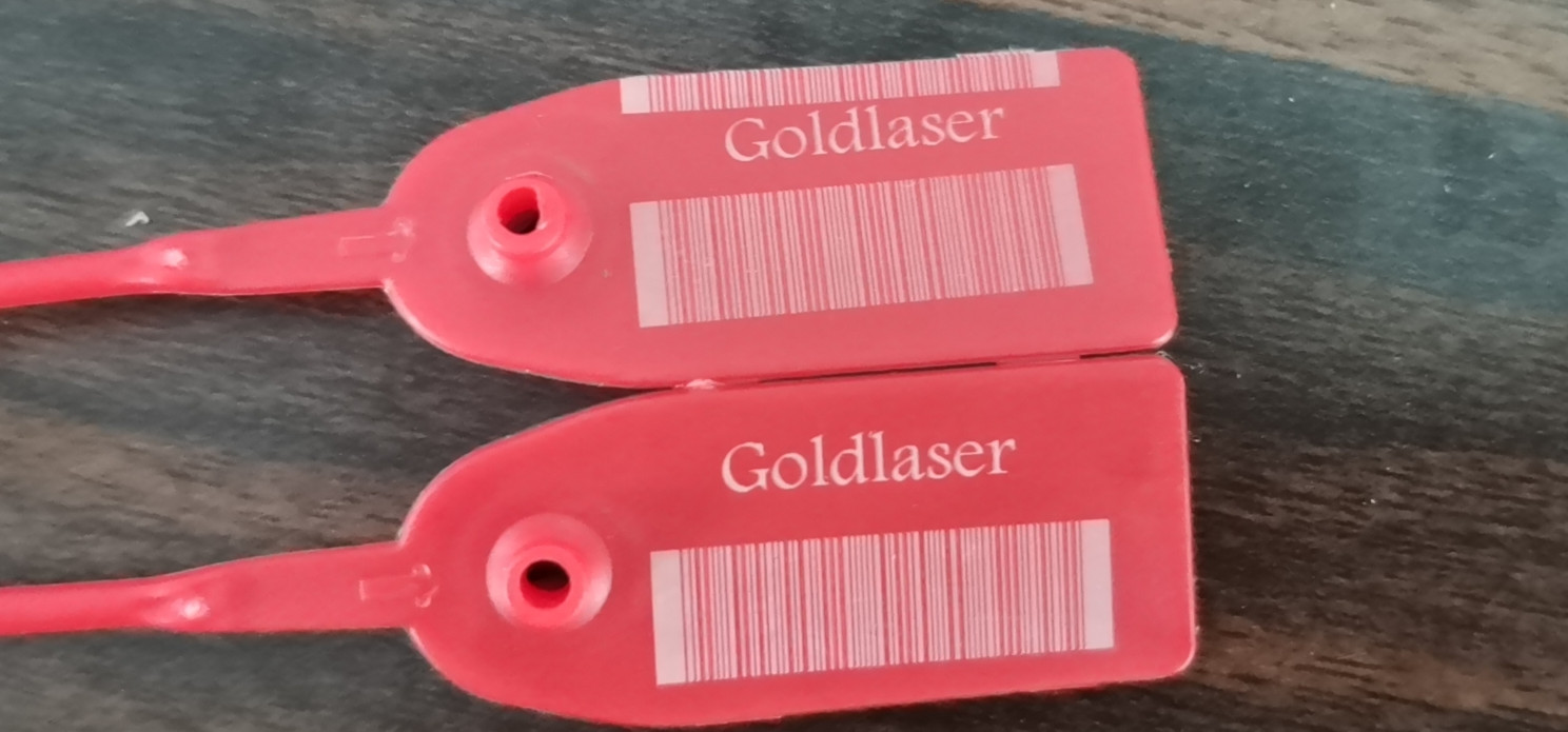 紫外激光打標(biāo)機對鉛封進行條形碼打標(biāo)